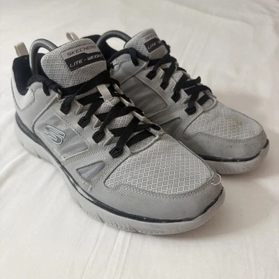 Zapatillas deportivas Skechers para hombre grises negras SN 232069 GYBK talla 10 Foto 1 de 4