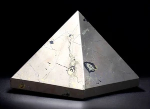 100MM Gold Pyrite Crystal Pyramid Point Natural Healing Chakra Gemstone Pyramid - Picture 1 of 10