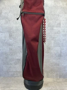 Vintage Spalding 3Way divider Golf Bag Good Condition Beads On The Side - Picture 1 of 11