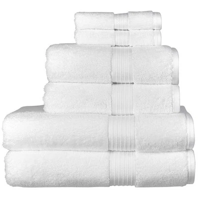 Toalla de baño absorbente suave Christy Supreme Hygro blanca varios tamaños Foto 1 de 4