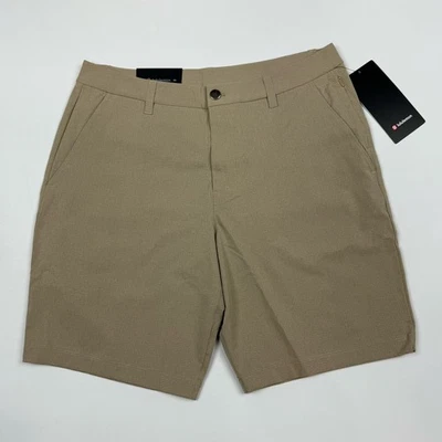 Pantalones Cortos Lululemon ABC WovenAir Para Hombres 32 Marrón 9” Entrepierna Golf Chino Calce Clásico NUEVO Foto 1 de 4