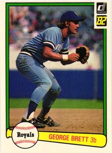 1982 Donruss Set Break #34 George Brett Near Mint - Free Shipping