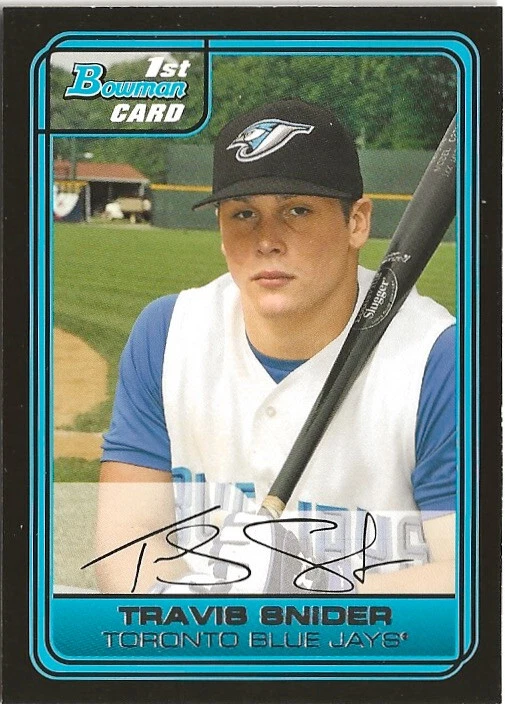 Bowman Draft Travis Snider RC 2006 #DP7 Toronto Blue Jays Foto 1 de 1