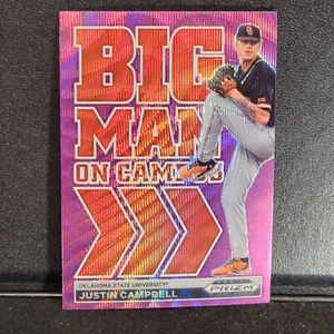 Justin Campbell 2022 Prizm Draft Picks Big Man On Campus Purple Wave Prizm - Picture 1 of 2