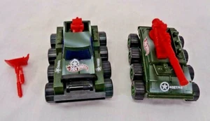 Vintage 1986 Mattel Arco Hot Wheels Friction Army Vehicles Lot of 2 - Picture 1 of 10