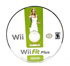 Wii Fit Plus Nintendo Wii 2009 Game Loose Disc Only White Balance Board Family