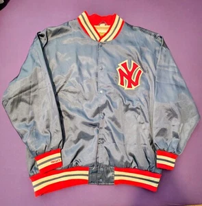 Mitchell & Ness Cooperstown Retro 1950 NY Yankees Sateen Jacket 60 4xl MLB - Picture 1 of 11