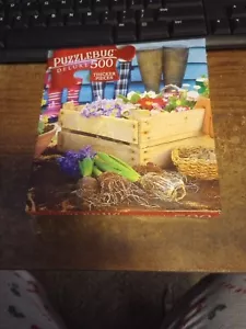 Puzzlebug Deluxe 500 Piece Puzzle CraZart Spring Gardening 20"x 12" - Picture 1 of 3