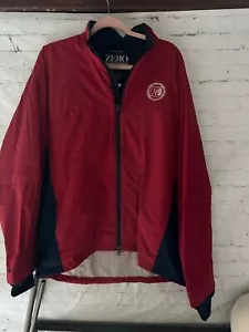 Zero Restriction Jacket Mens Large Red Bob Hope Golf Outerwear Rain Zip L - Picture 1 of 12