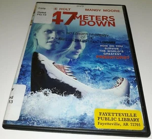 47 Meters Down DVD Claire Holt Mandy Moore Ex-Library - Picture 1 of 4