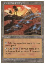 Sulfurous Springs X (1) MTG Fifth Edition Excellent/Near Mint (RG) 4RCards