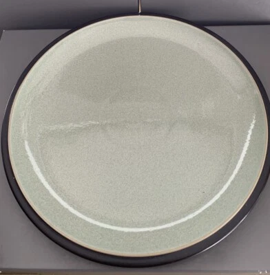 Denby Energy Charcoal/Green 10.5 inch dinner plate - Image 1 of 3