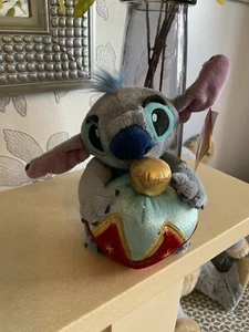 Disney Lilo And Stitch Plush Soft Toy Rare 6” Humorous Xmas Bauble NEW With Tag - Picture 1 of 7