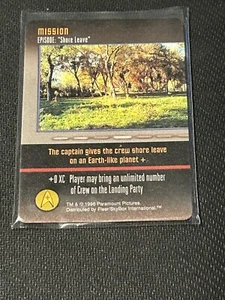 Star Trek The Card Game Mission Shore Leave - Picture 1 of 2