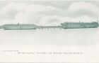 NORFOLK VA - Navy Yard Receiving Ships The Franklin and Richmond Postcard - udb
