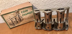 ✅Vintage! 3 Compartment Metal Newspaper Boy Belt Coin Changer Japan Dispenser - Picture 1 of 5