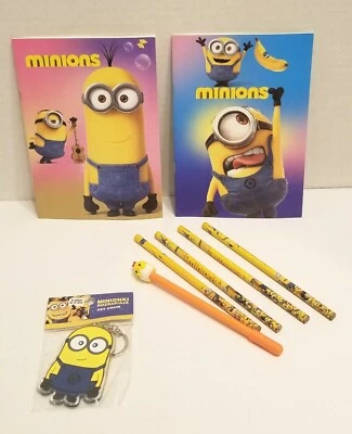 Minions, Gift Set (Pencil, Notebook, Plastic Keychain)  - Image 1 of 4