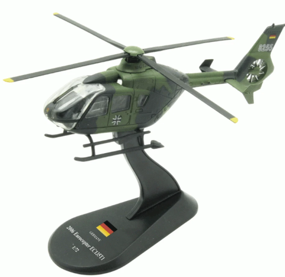 Eurocopter EC135 - 2006 German Helicopter Model Diecast Amercom 1:72 - Image 1 of 3