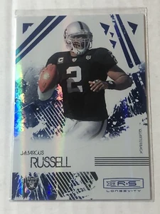 2009 Donruss Rookies & Stars Longevity Sapphire /75 JaMarcus Russell #71 - Picture 1 of 2