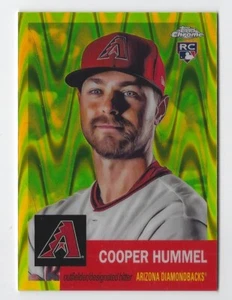 2022 Topps Chrome Platinum #299 Cooper Hummel Yellow Raywave Refractor 032/250 - Picture 1 of 2