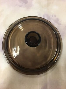 Pyrex P-81-C Corning Ware Braun Braunglas Ersatzdeckel 6" - Bild 1 von 5