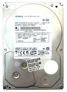 HDD Hard disk drive Apple Hitachi 640Gb HDE721064SLA330 SATA 655T0253 655-1527B - Picture 1 of 1