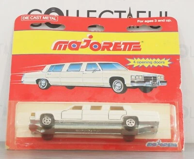 MAJORETTE - #339 凯德尔拉克拉伸 LIMOUSINE - 白色 * 美容 * 压铸 - MOC🔥 — 第 1/2 张图片