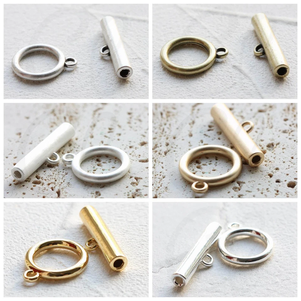 One Set Solid Brass Toggle Clasp (4868C) - Image 1 of 2
