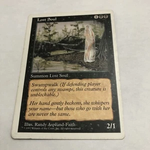 Magic The Gathering Lost Soul Fifth Edition Common Creature - Picture 1 of 11