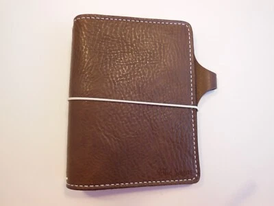 Chic Sparrow Heritage Notebook Cover Brown Leather A5 size Scalloped Pockets - Image 1 of 4