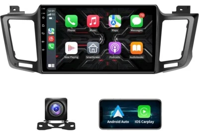 OMYOPY Car Stereo Radio for Toyota RAV4 2013-2018, 10.2" Touchscreen Replacement - Image 1 of 4