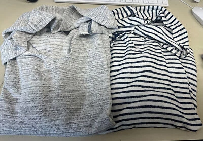 MNY Marc New York Mujer Pullover a Rayas Manga Larga Sudadera con Capucha ELIGE Talla/Color Foto 1 de 4