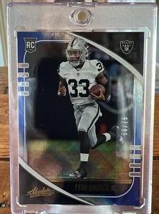 2020 Absolute Lynn Bowden Jr Blue Diamonds Holo 58/75 RC - Bild 1 von 2