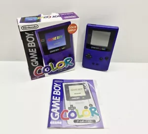 CONSOLE Gameboy Color PURPLE JAPAN VERSION - Foto 1 di 19