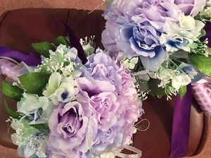 2 X Bridesmaids Gorgeous Bouquets BRAND NEW Look Pretty (& you Save a Fortune) - Picture 1 of 12