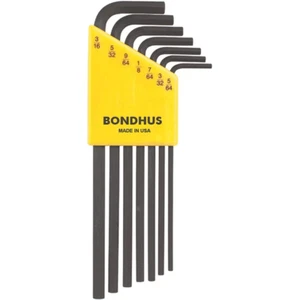 Bondhus 12145 ProGuard Hex End L-Wrenches Set, 5/64" - 3/16", 7 Pc. - Picture 1 of 1