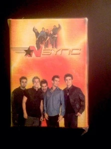 VINTAGE 2001 *NSYNC MINI 4" ALBUM FOTOGRAFICO PORTA CARTE REGALO NUOVO NON APERTO - Foto 1 di 3