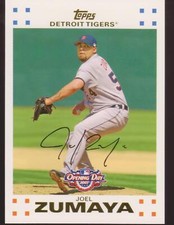 2007 Topps Opening Day Joel Zumaya #210 Detroit Tigers Baseball