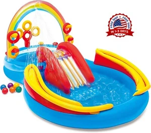 Piscina Para Niños Inflable Centro De Juegos 2 3 4 5 Años Con Chorro Entretenido - Bild 1 von 8