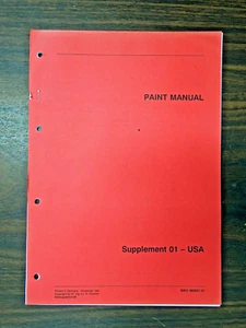 Original 1991 Porsche Paint Manual Supplement. 36 Pages - Picture 1 of 5