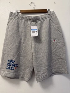 Nike Men's Athletic Club Shorts DR9847, French Terry Standard Fit Knee Shorts M - Picture 1 of 6
