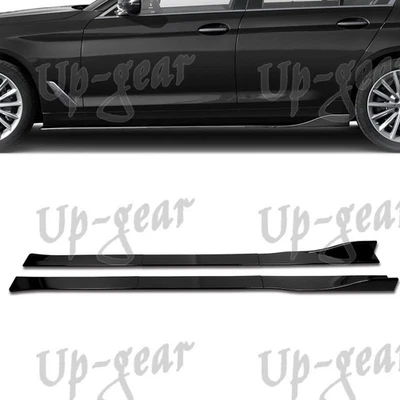 Falda lateral pintada universal negra basculante divisores difusor labio 59" x 4" 6 piezas Foto 1 de 4