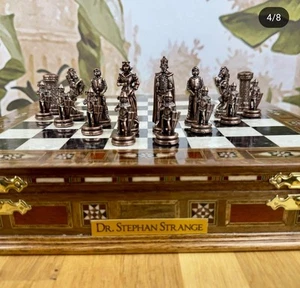 Antique Chess Set with Storage British Empire Handmade Chess Board - Gift Idea🎁 - Picture 1 of 12