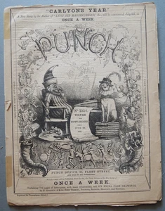 PUNCH MAGAZINE JUNE 22 1867 - Victor Hugo On England - Picture 1 of 5