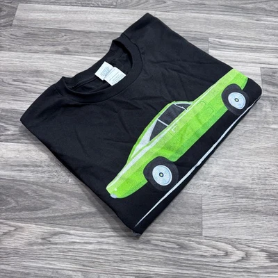 Camiseta de colección Mopar Rules cargador verde logotipo Hellcat para hombre 5XL negra Foto 1 de 4