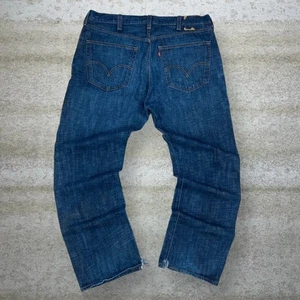 Vintage Levis Jeans 501 38x30 Regular Straight Leg Fit Dark Wash Button Fly Y2K - Bild 1 von 7