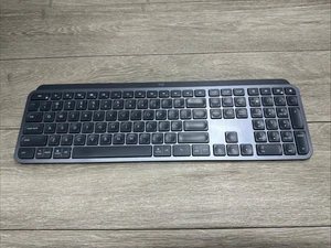 Logitech MX Keys YR0073 Tastatur Kabellos Bluetooth QWERTZ gebraucht #2 L - Picture 1 of 4