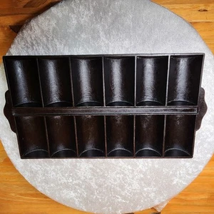 Griswold #11 Cast Iron French Roll Pan Mdl 950 Unmarked Circa 1930 - 1950 - Picture 1 of 4