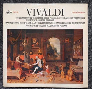 Vivaldi Maurice Andre Marie-Claire Alain Huguette Fernández Erato STU 70193 LP - Picture 1 of 4