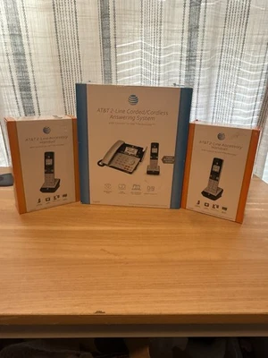 AT&T TL86103 4 Handset 2-line Connect to Cell Corded/Cordless Answering system - Image 1 of 4